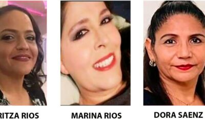 En estas fotografías sin fecha proporcionadas por el Departamento de Policía de Peñitas, Texas, aparecen, de izquierda a derecha, Maritza Rios, de 47 años, Marina Rios, de 48, y Dora Saenz, de 53. (Cortesía del Departamento de Policía de Peñitas)(Uncredited / ASSOCIATED PRESS)