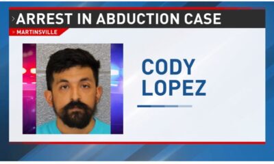 Durante la investigación, los oficiales se enteraron de que la niña había estado en contacto con un hombre de 31 años identificado como Cody Lee López de Houston, Texas. La policía dijo que López había viajado al área de Martinsville para recoger a la niña. (Crédito: Oficina del Sheriff del condado de Mecklenburg en Carolina del Norte)