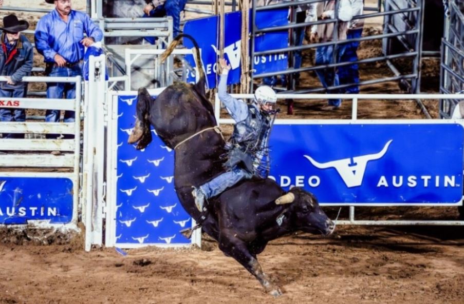 Rodeo Austin partnered with the Round Rock Express for the fourth consecutive bull-riding event in Dell Diamond. (Courtesy city of Round Rock)
