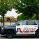 Un vehículo atropelló a una pequeña a la salida de una escuela en Arlington. El conductor se dio a la fuga. Foto de una patrulla de la policía de Arlington.(Smiley N. Pool / Staff Photographer)