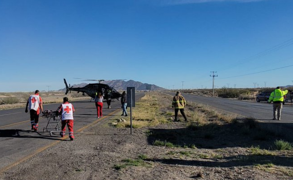 Migrantes fueron trasladados a diferentes hospitales de Ciudad Juárez con cuadros graves de deshidratación / Foto: Gobierno de Chihuahua en X