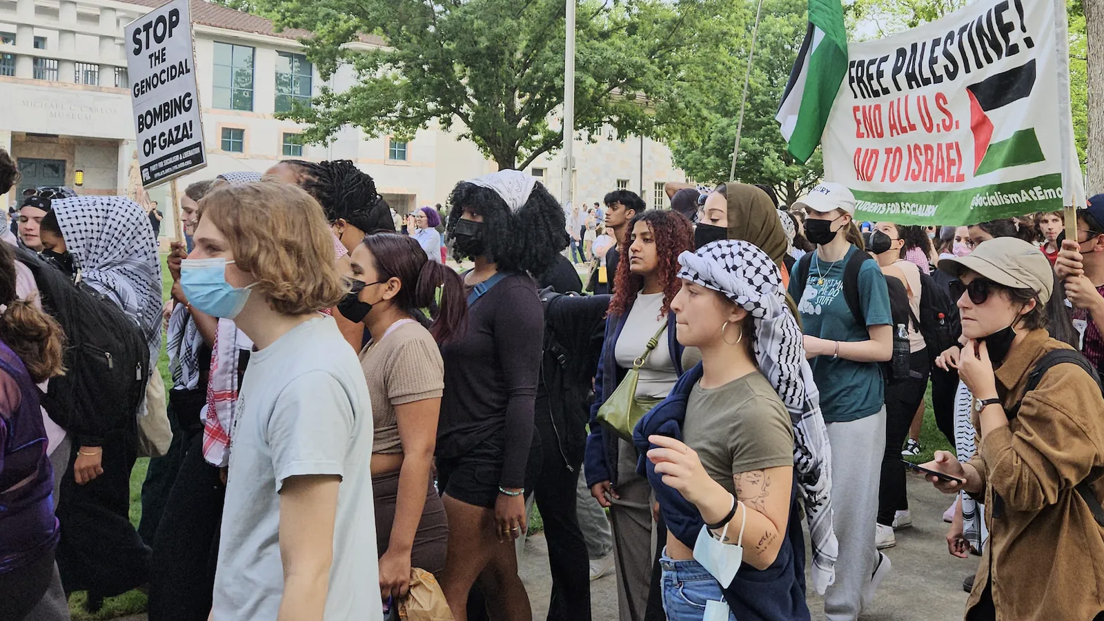 Continuaron las protestas Pro Palestina en UT Austin