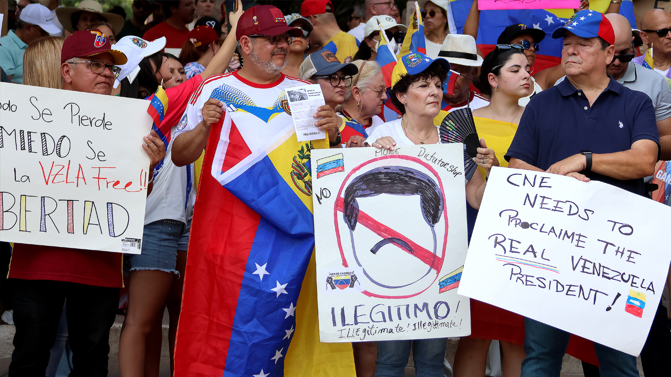 Venezolanos en Austin se unen a la protesta global