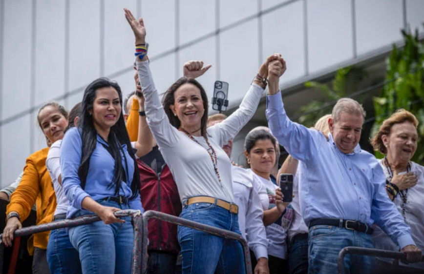 María Corina Machado convocó a todos los venezolanos dentro y fuera del país | Foto: EFE