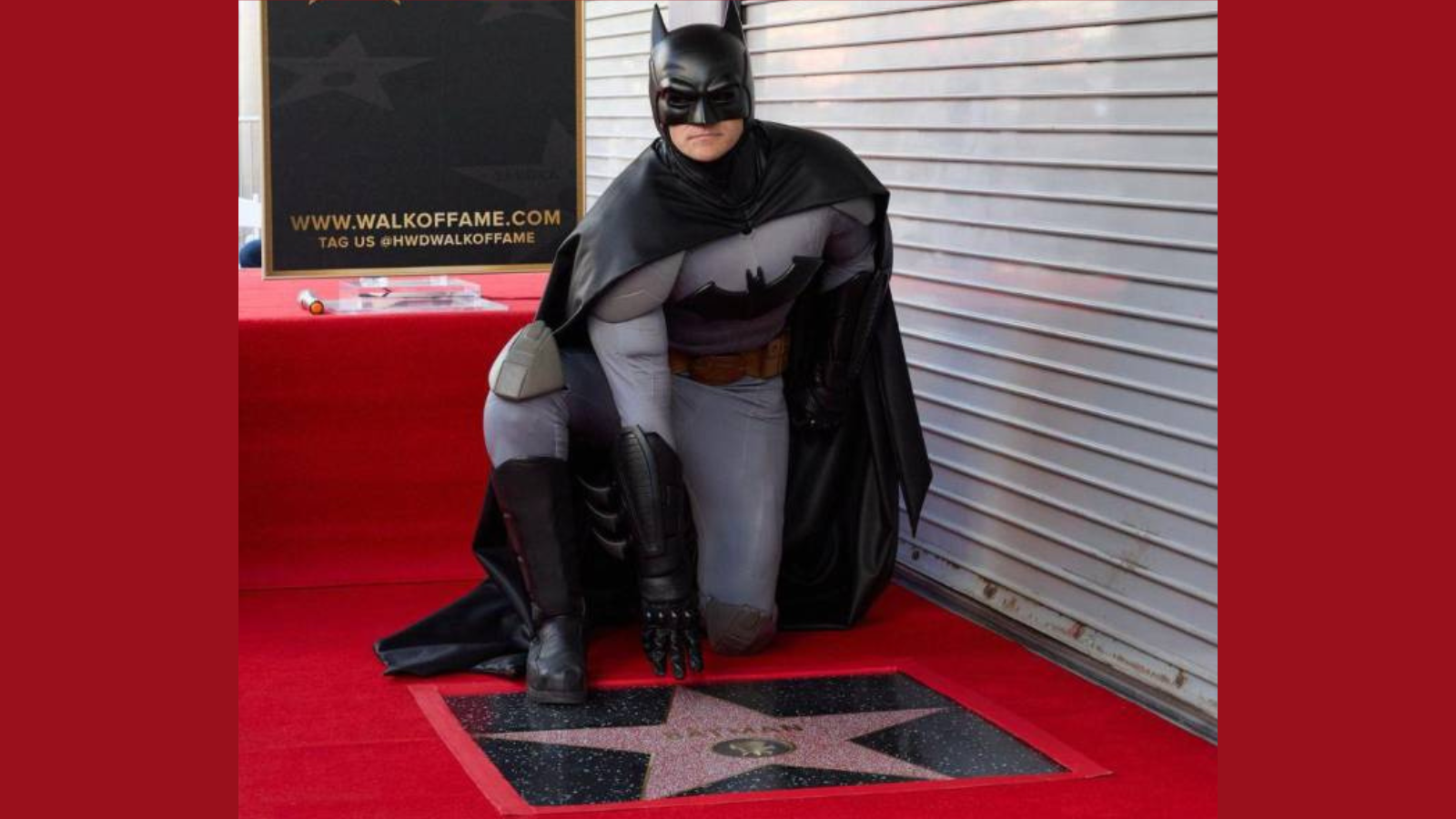 Batman, primer superhéroe con una estrella en el Paseo de la Fama