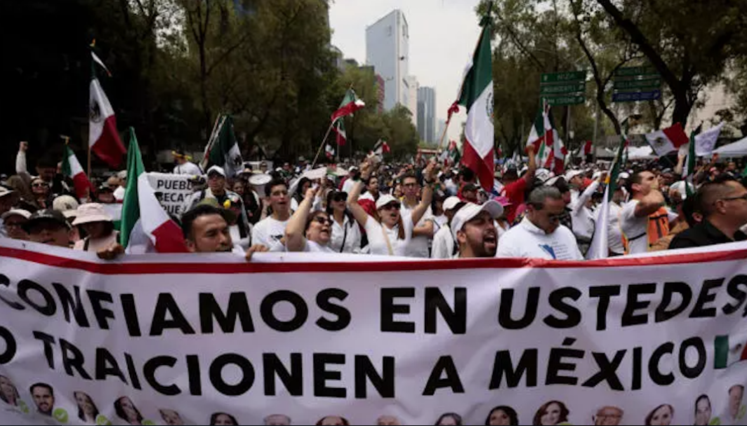 Manifestantes frenaron debate sobre la reforma judicial