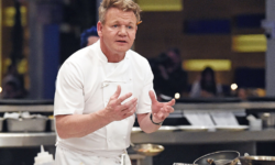 El famoso chef Gordon Ramsay filma un programa en Georgetown