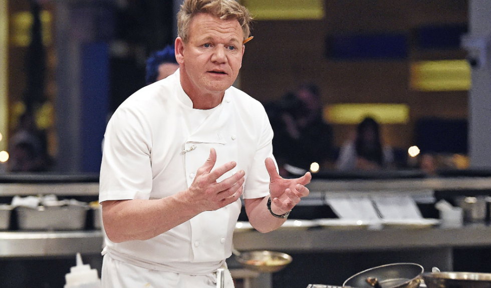 El famoso chef Gordon Ramsay filma un programa en Georgetown