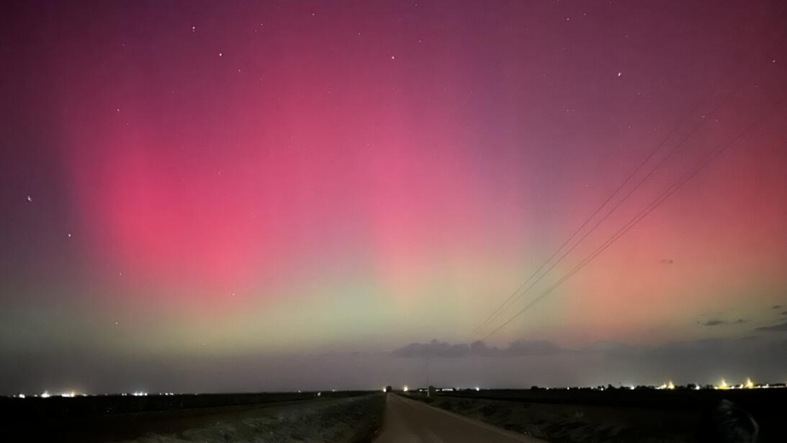 La aurora boreal toma por sorpresa a los texanos