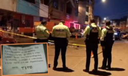 Policía Nacional de Perú investiga el doble crimen | Foto: Infobae