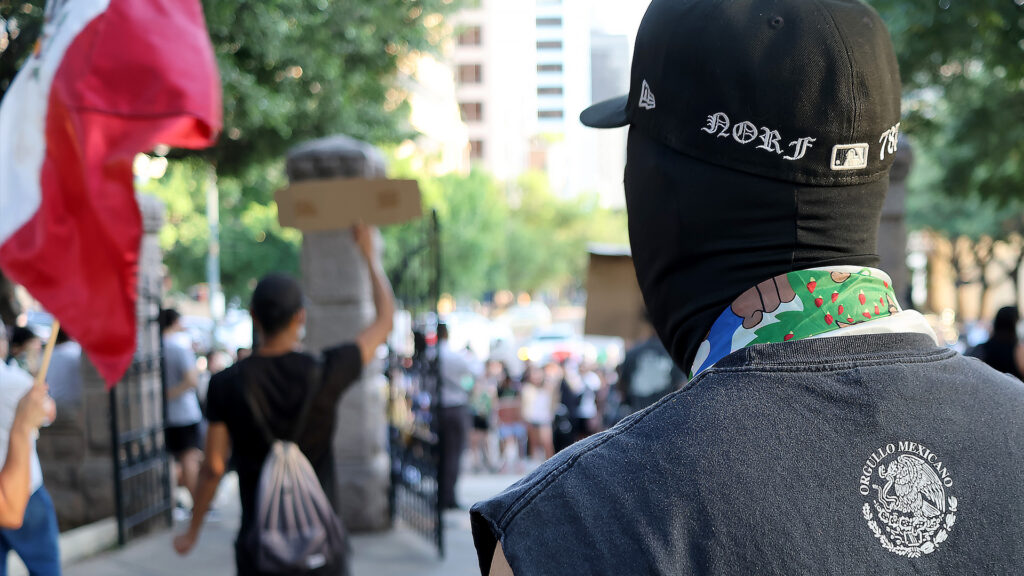 Protestas en contra de las redadas de Migración llegaron a Austin | Foto: Austin Latino / Jorge Iturralde