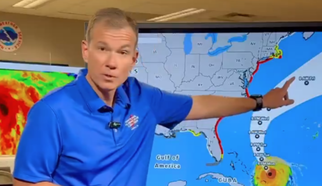 Huracán Erin / Foto (video): @NHC_Atlantic en X