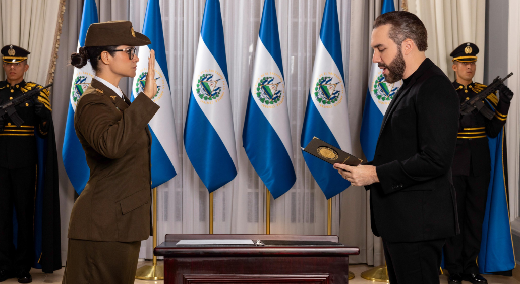 Ministra de Educacion de El Salvador / Foto: @nayibbukele en X