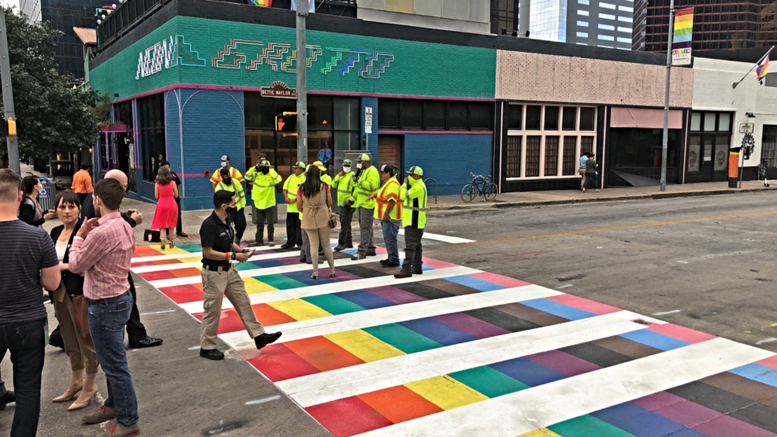 Pride Rainbow Crosswalk