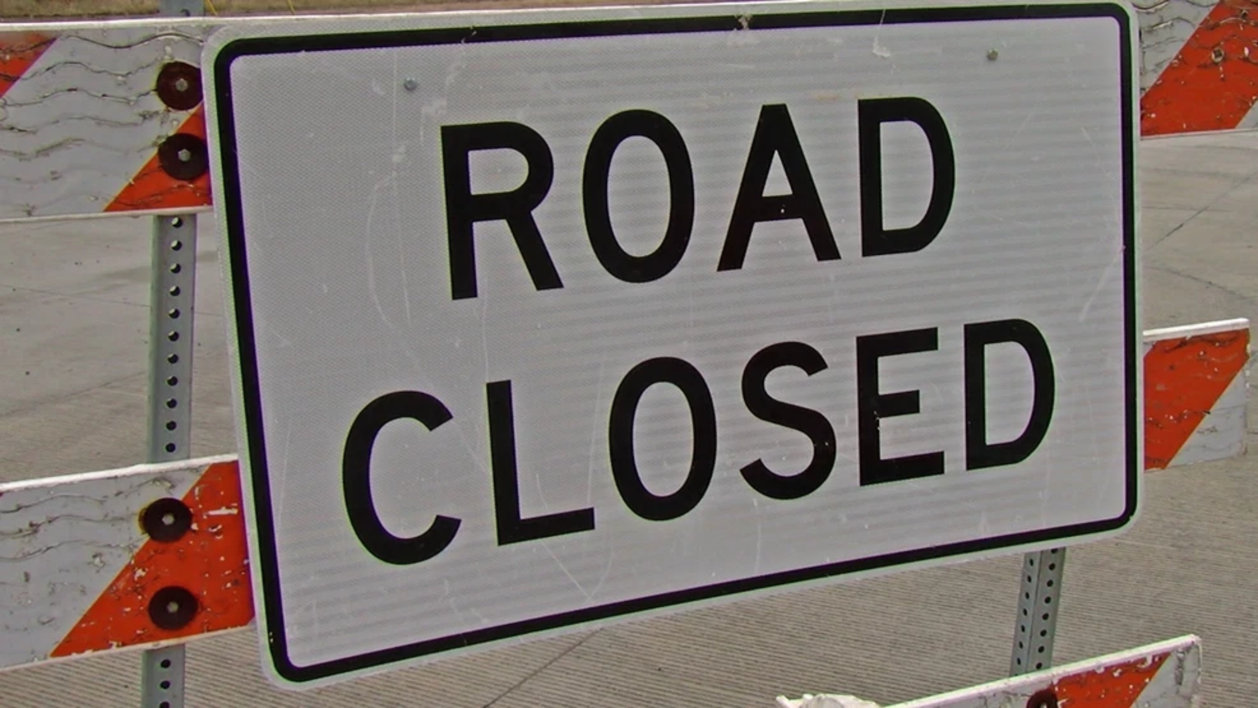 An image of a road closed sign. (KOMO News)