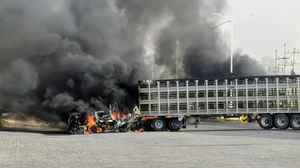 Bloqueos en Jalisco Foto: Redes