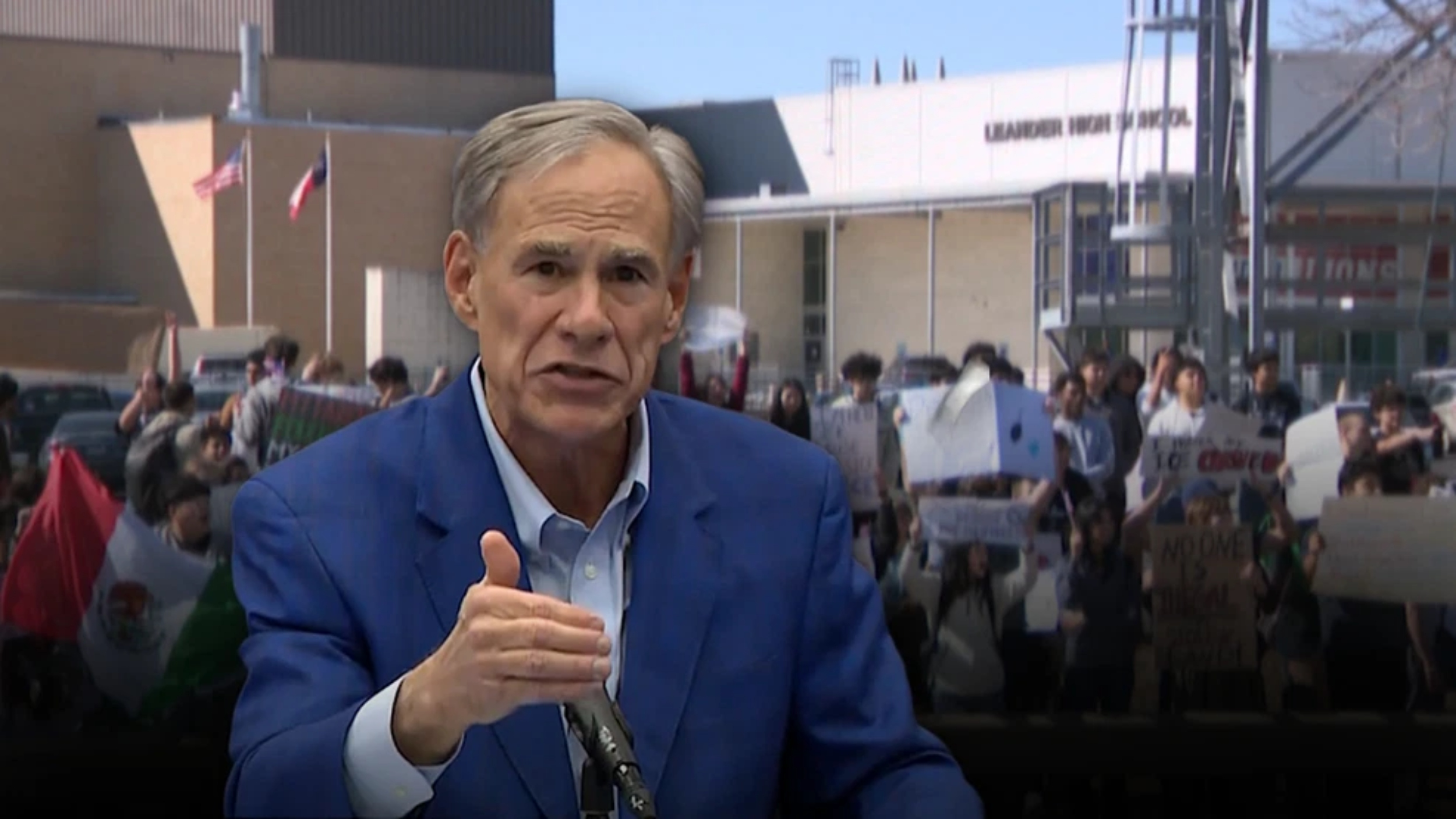 students to walk out of class.