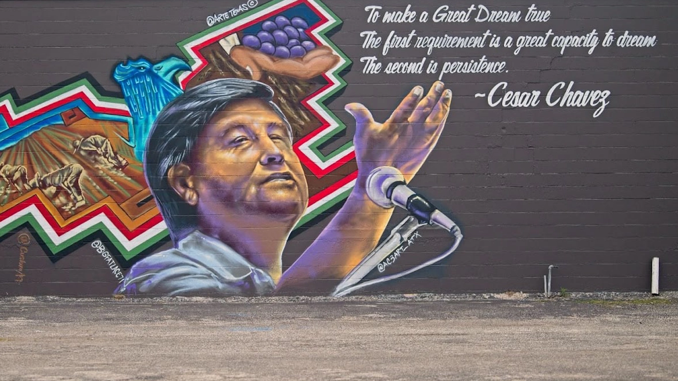Cesar Chavez Mural Austin