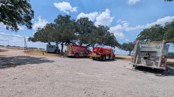 (Cortesia: Round Mountain Volunteer Fire Department-Texas)